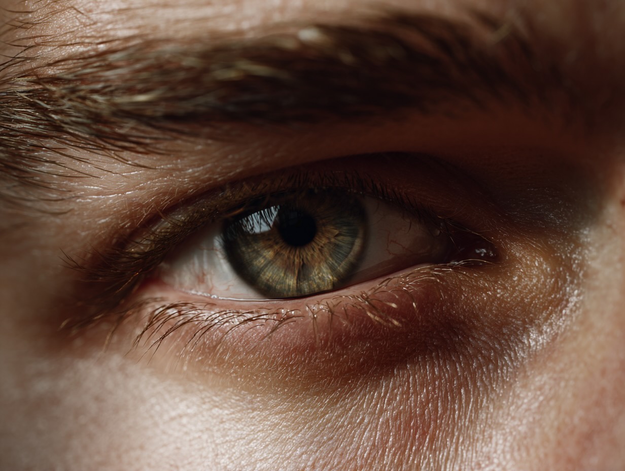 Benefits of EMDR Therapy close-up male human eye to show the benefits of EMDR Therapy